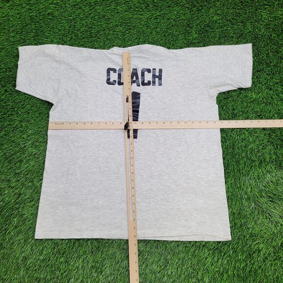 Vintage 90s Champion Coach Shirt Womens 2XL 24x26 Crop USA - Picture 3 of 14
